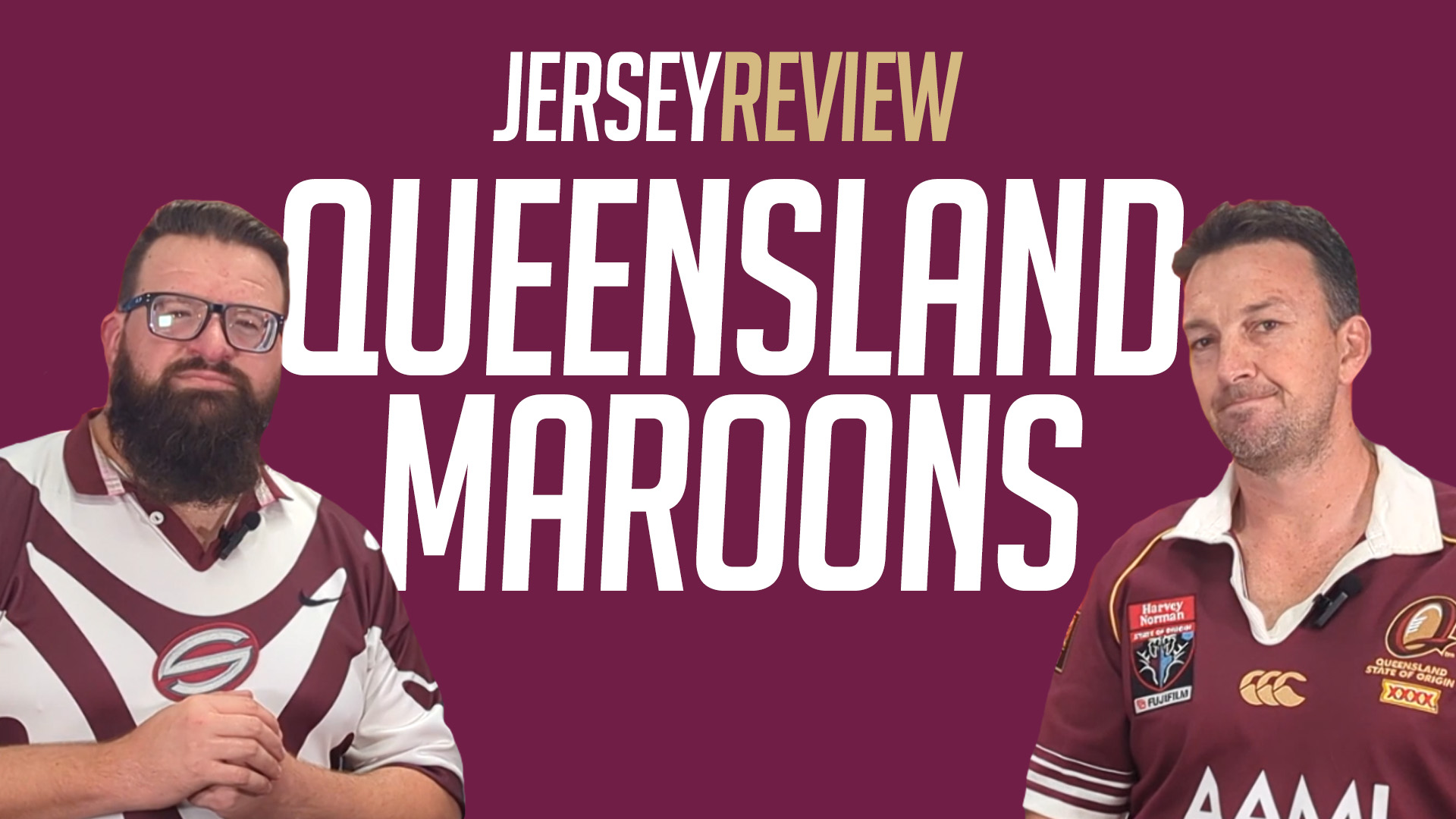 QLD Maroons State of Origin Kids On Field Jersey