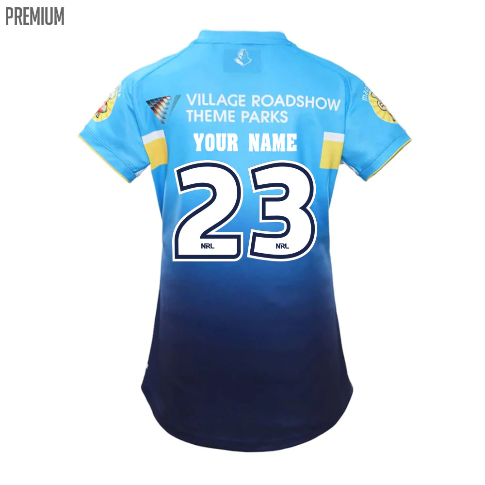 Buy 2023 Gold Coast Titans NRL Home Jersey – Womens - Your Jersey