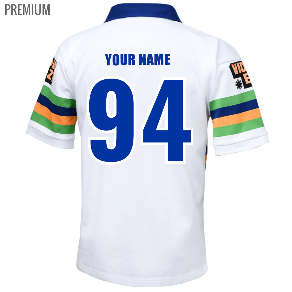 Buy 1994 Canberra Raiders Away Retro Jersey - Mens - Your Jersey