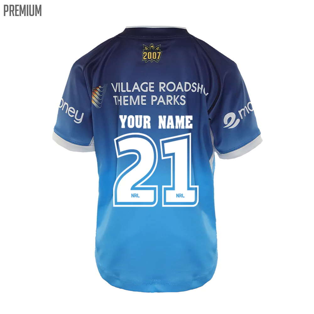 2021 Gold Coast Titans NRL Home Jersey - Youth