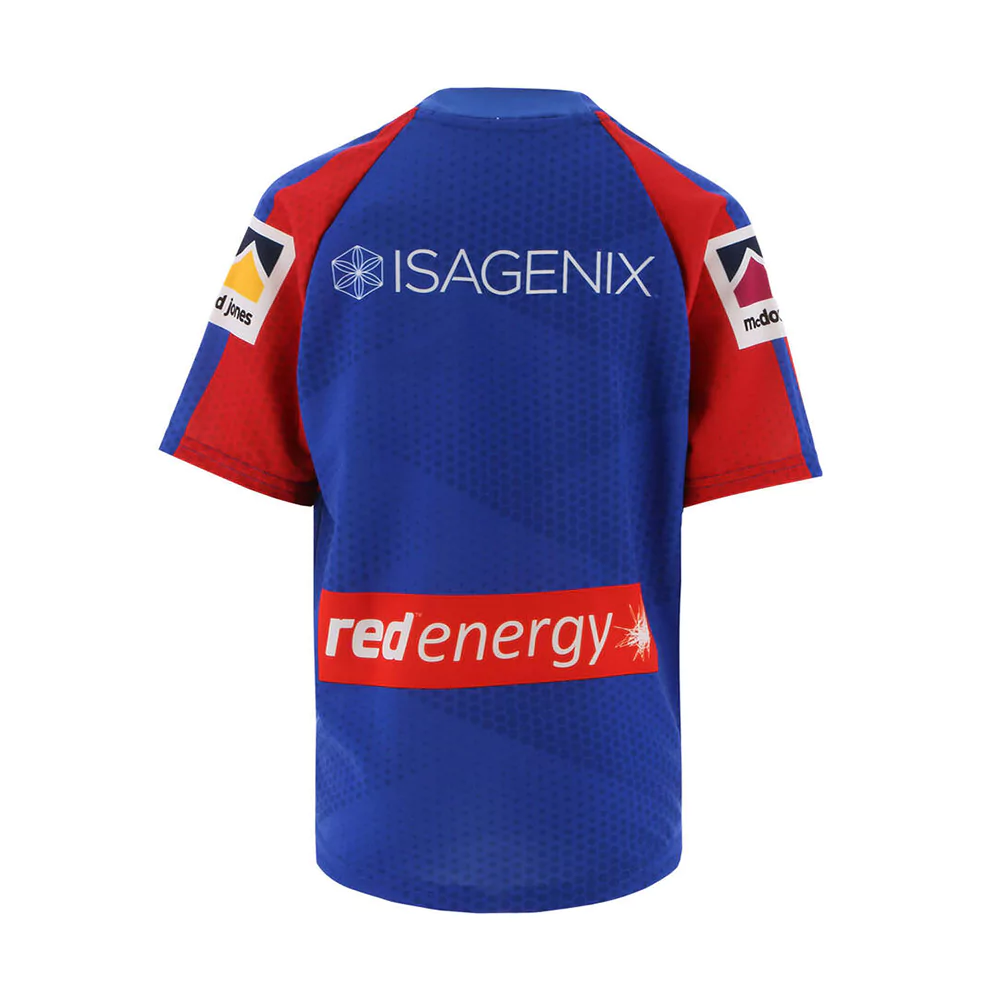 : O'Neills Newcastle Knights 2022 NRL Kids Home Jersey Blue - 7-8  Years : Sports & Outdoors