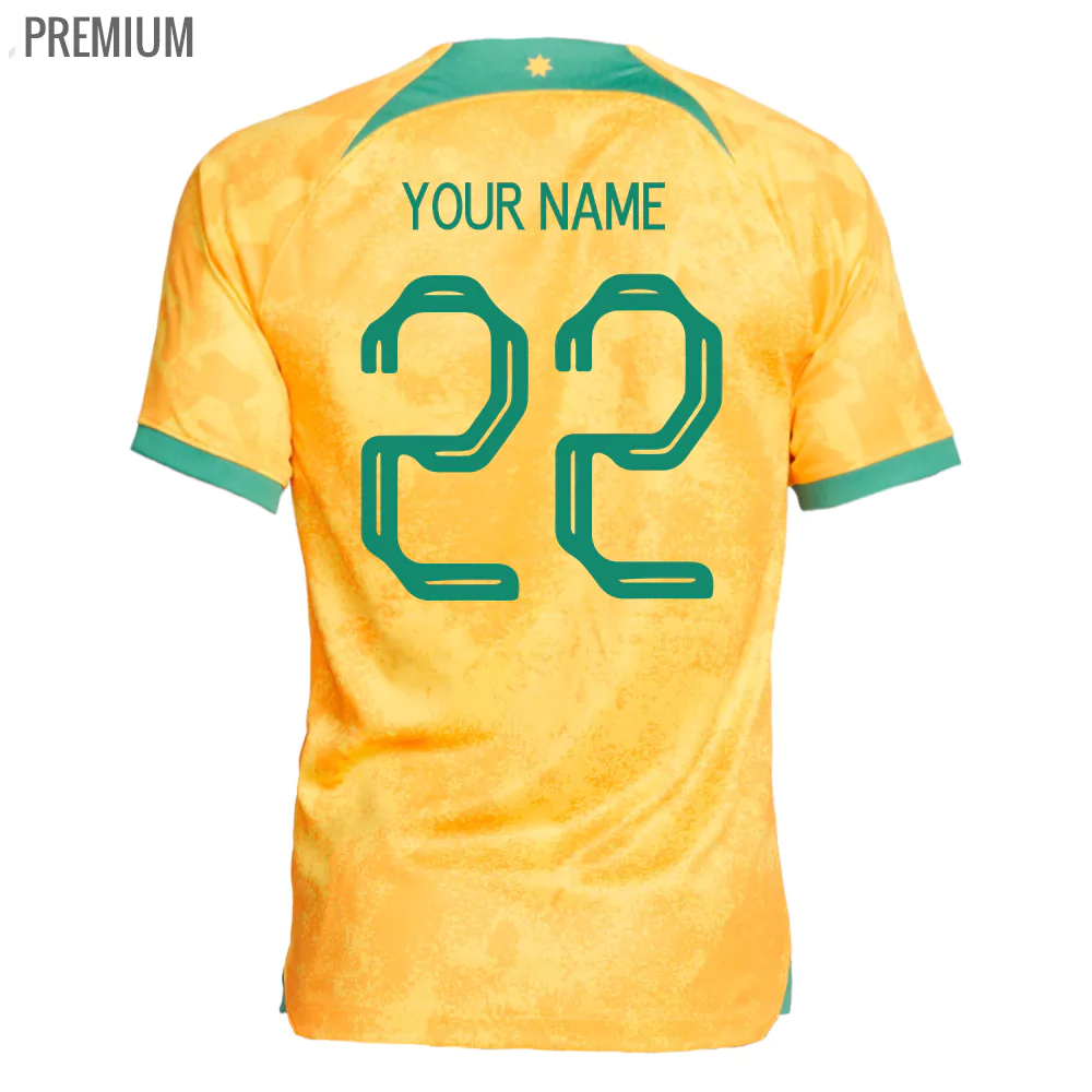 Australia Home Soccer Jersey 2022