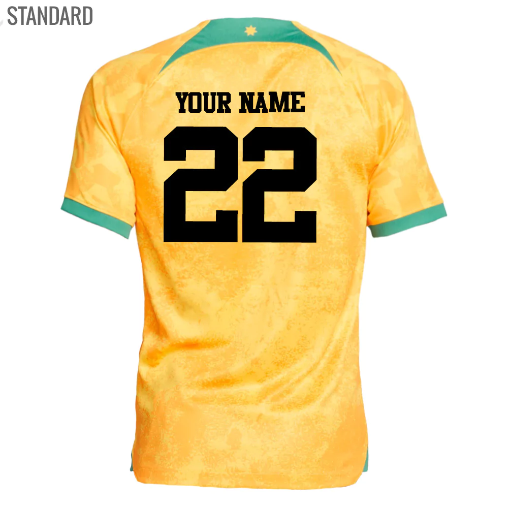 Australia Soccer Jersey - Personalise Your Soccer Jersey