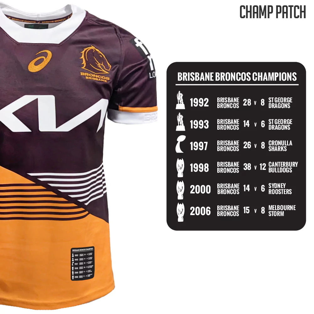 Brisbane Broncos 1992 Mens Retro Jersey