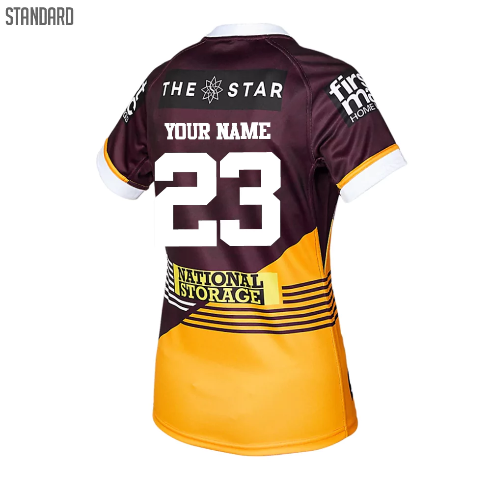 Buy 2023 Brisbane Broncos NRL Home Jersey - Womens - Your Jersey