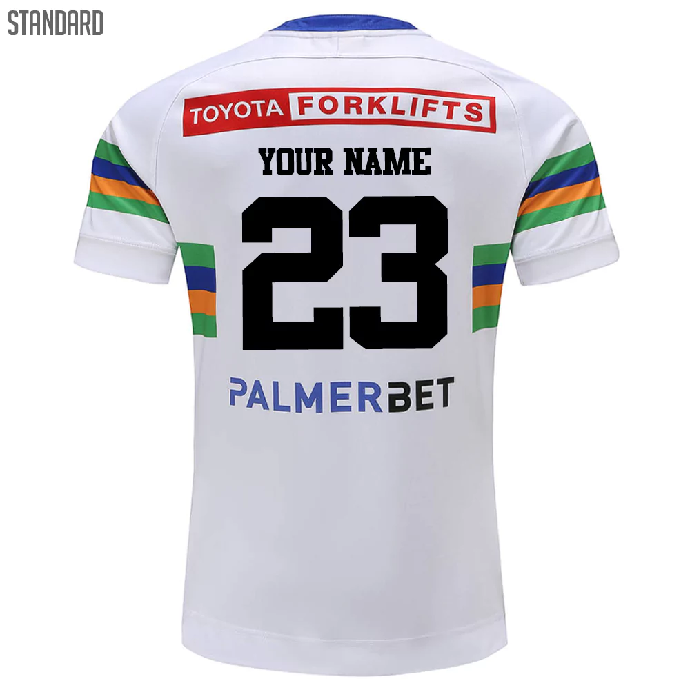 Canberra Raiders Away Jersey Sizes 4XL & 5XL Available White/Envy ISC NRL  19