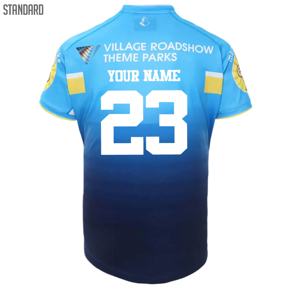 Gold Coast Titans 2023 NRL Mens Gold Training Shirt