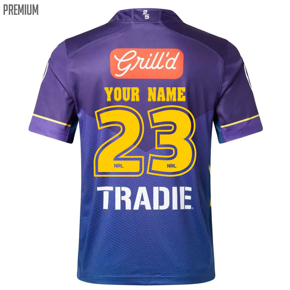 MELBOURNE STORM 2023 SQUAD SIGNED JERSEY, Taylormade Memorabilia