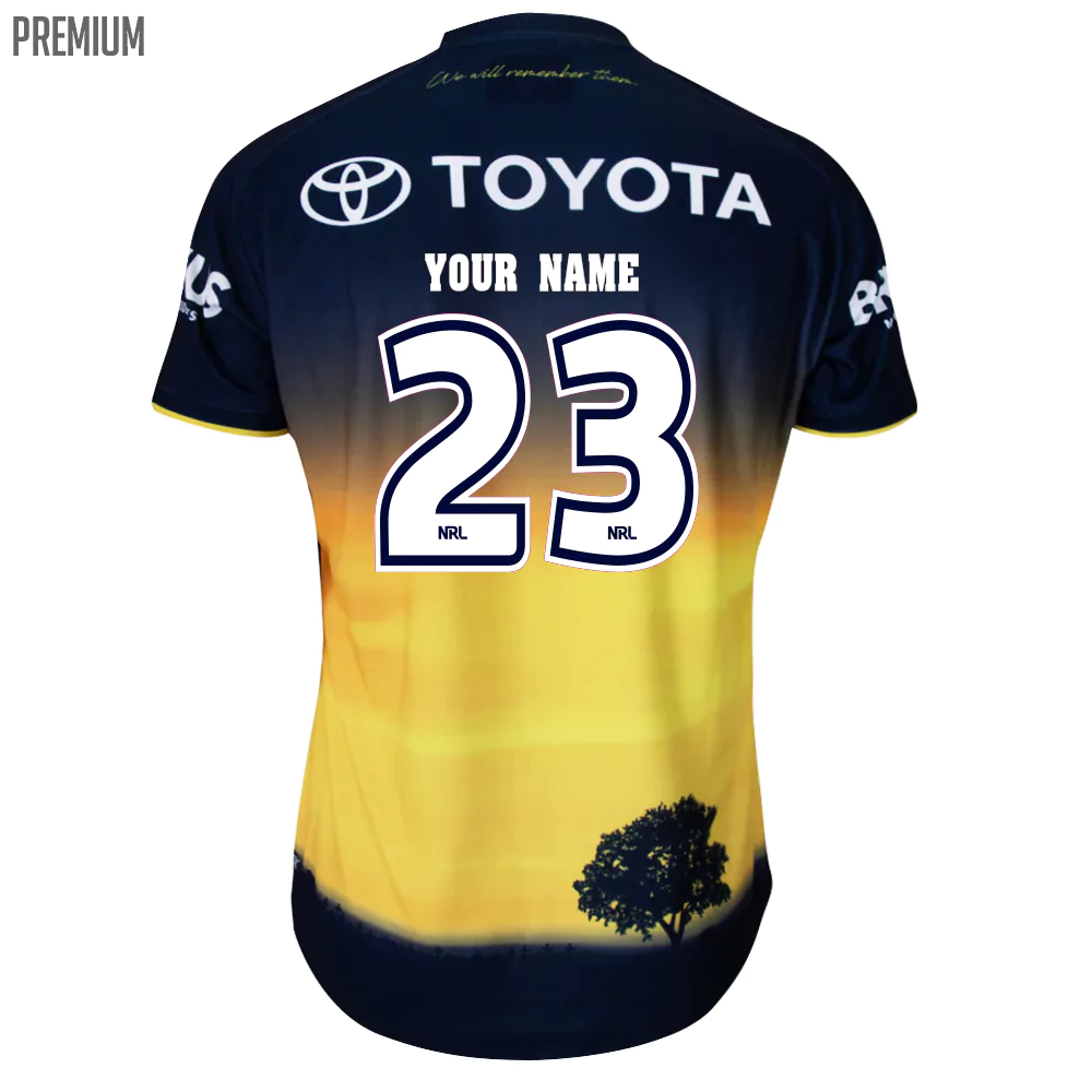 ✺Signed✺ 2023 NORTH QUEENSLAND COWBOYS NRL Jersey PROOF COA