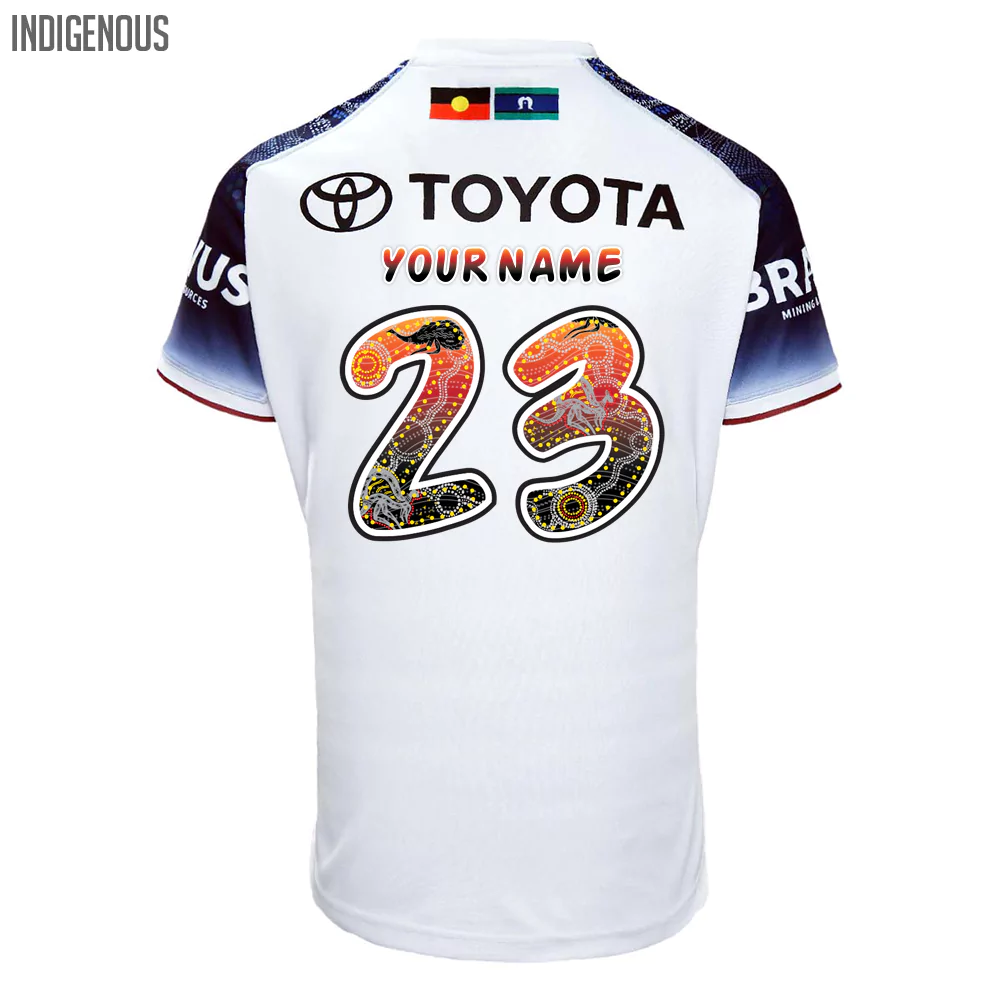 North Queensland Cowboys 2018 NRL Indigenous Jersey Mens & Kids Sizes  *BNWT* - ISC