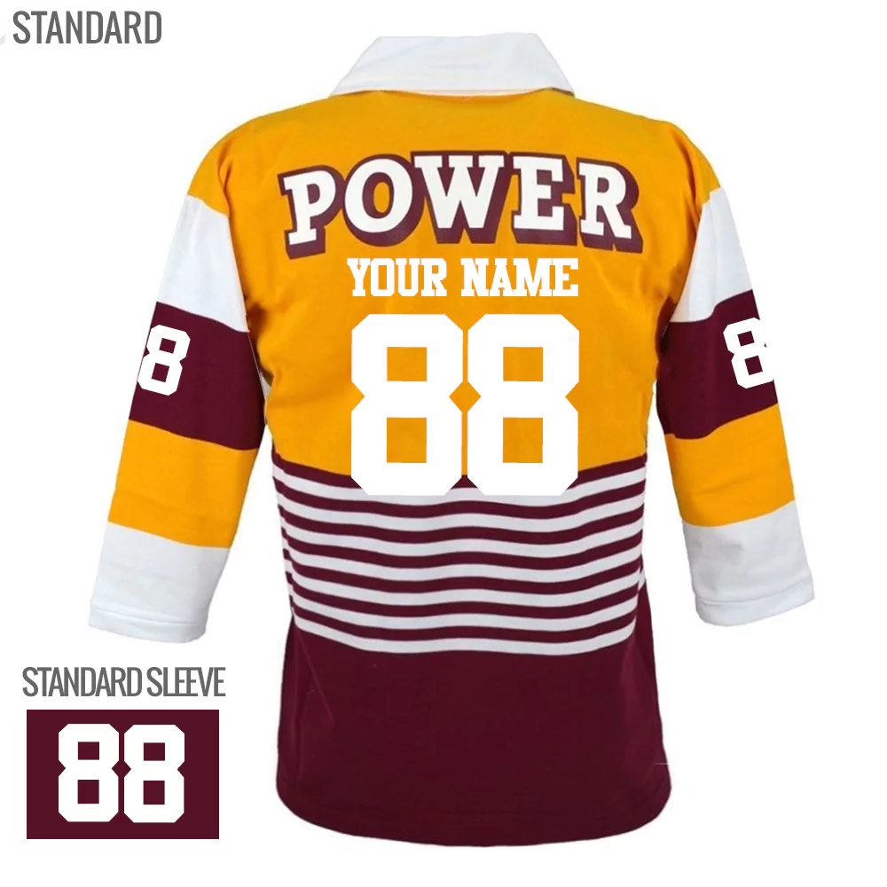 Brisbane Broncos 1988 Retro Rugby League Jersey by Classic