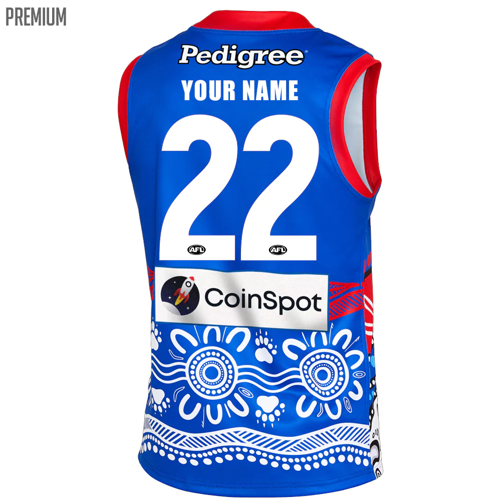 Buy 2022 Western Bulldogs AFL Indigenous Dreamtime Guernsey – Mens - Your  Jersey