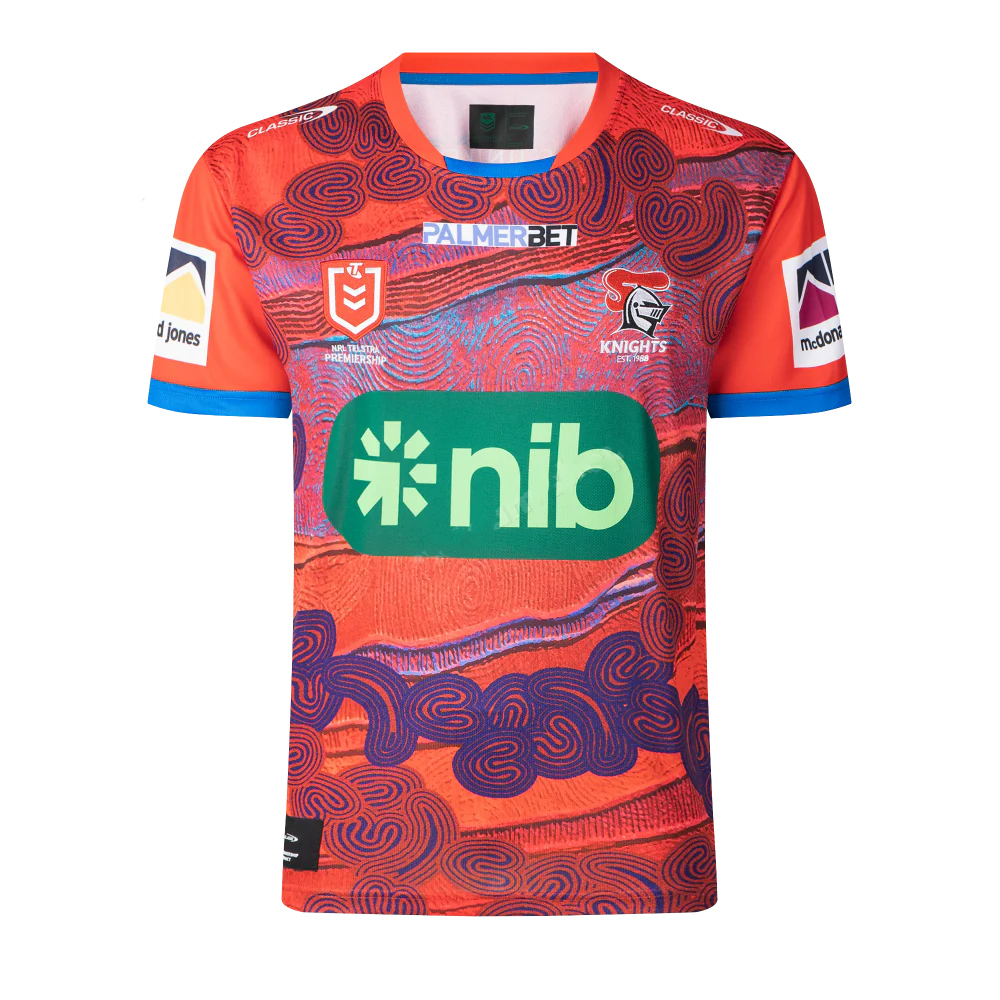 Buy 2024 Newcastle Knights NRL Indigenous Jersey Mens Your Jersey